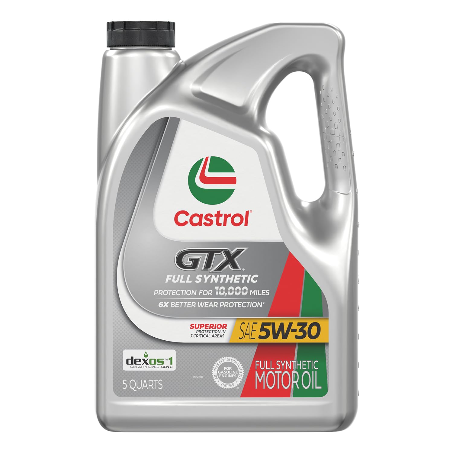 Amazon | Castrol GTX 完全合成 5W-30 モーターオイル 5クォート | 車
